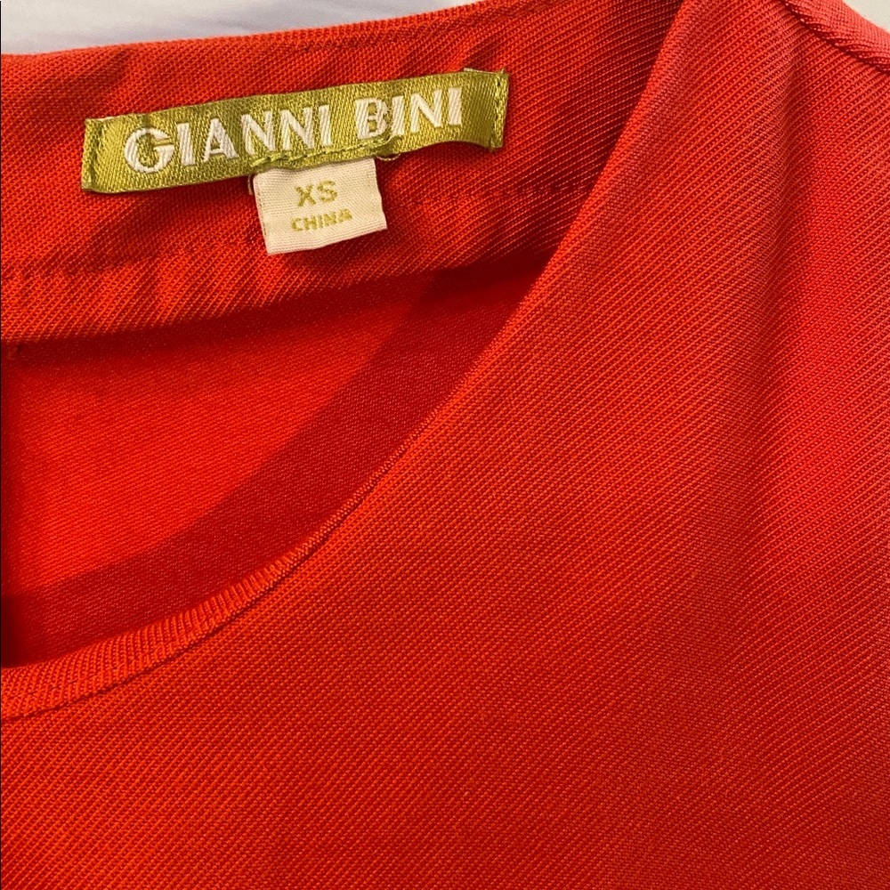 Gianni Bini Vibrant Orange Mini Dress - Picture 13 of 14